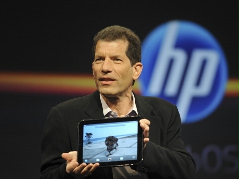 Joe Rubinstein, da HP, apresenta o TouchPad: aposta contra o iPad