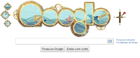 Google: de cara nova para homenagear Julio Verne